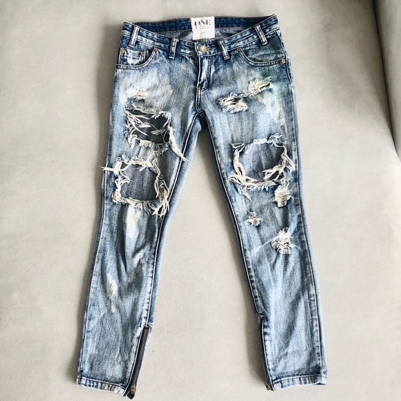 One Teaspoon Denim - One Teaspoon trashes freebirds boyfriend jeans